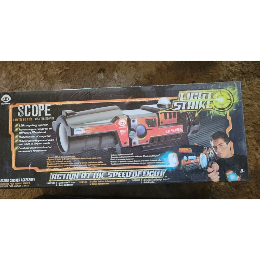 WowWee Light Strike Lazer Tag Large‎ Set 19 pcs Bundle for 4 players plus extras